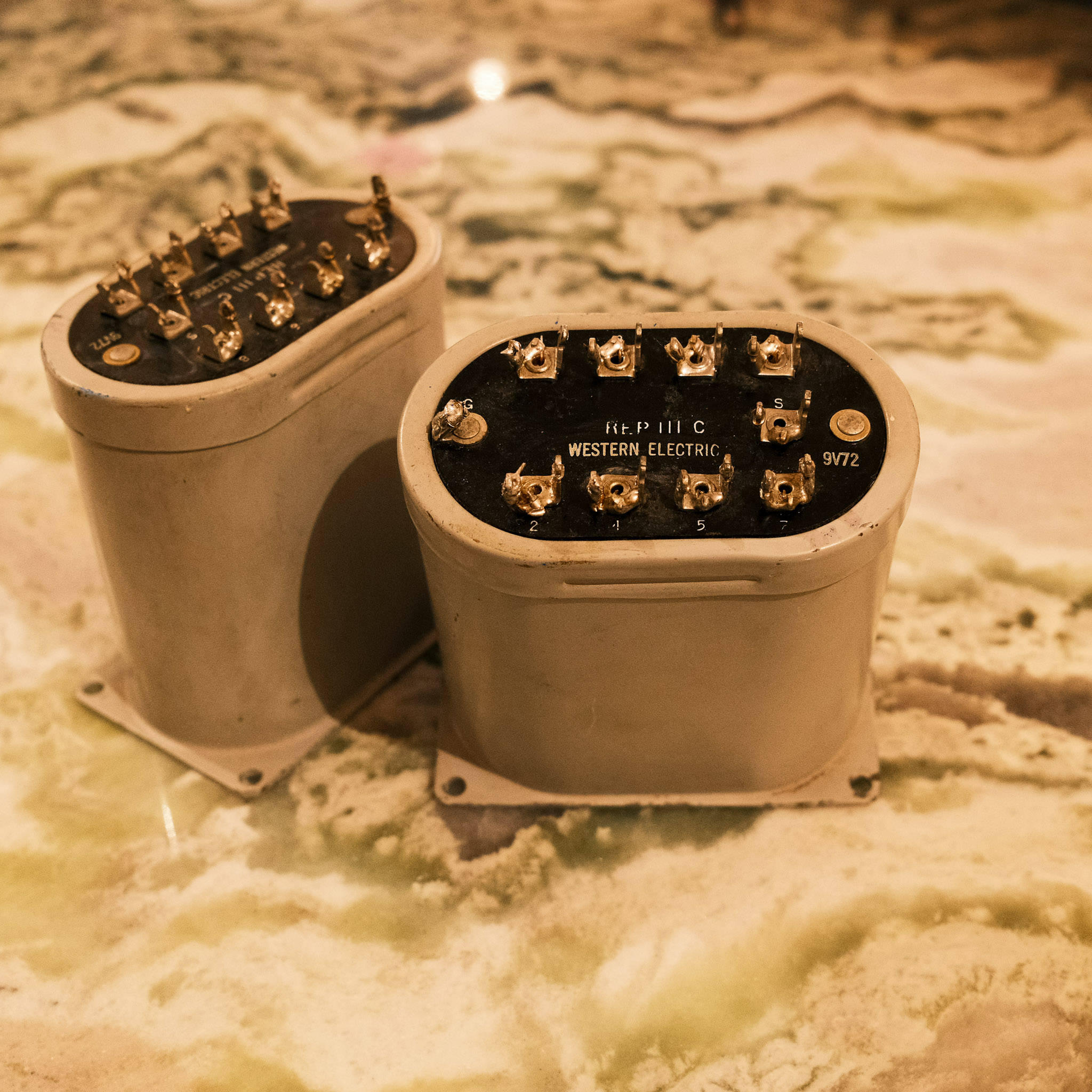 Two Western Electric REP 111C transformers at Sentir Studio