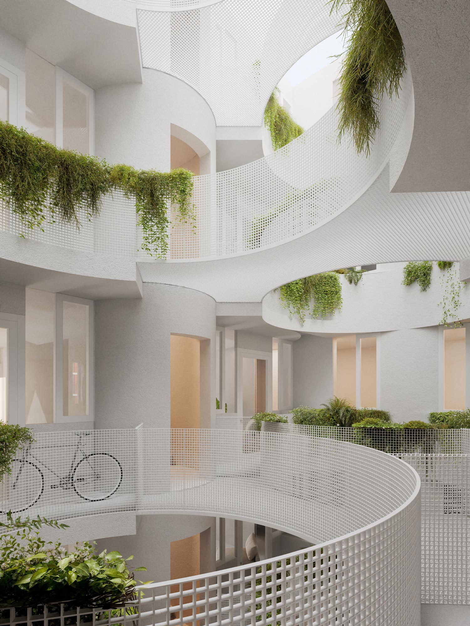 RROC - 20 Unit Social Housing in Barcelona - Studio PERF