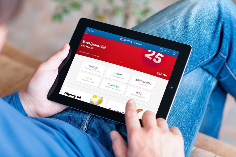 Kong Casino grensesnitt på iPad