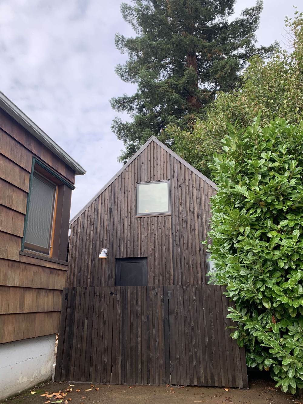 garage with living space on Campbell Garage Conversion Bowline Studio